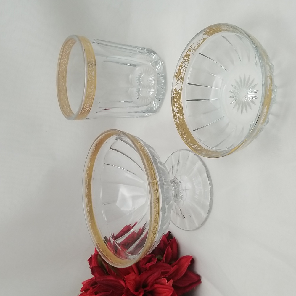 Antique Heisey Gold Encrusted Dinnerware